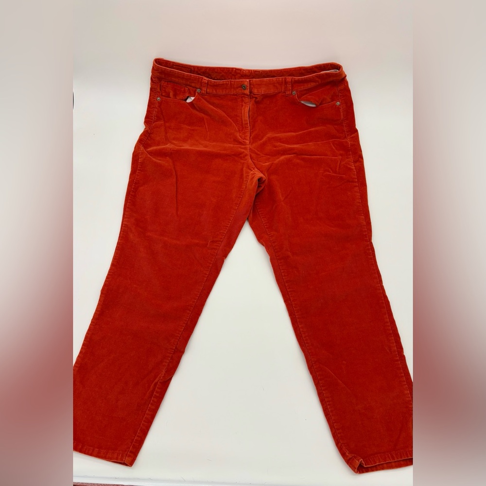 Liz Claiborne Woman 20W Corduroy Pants – Burnt Orange